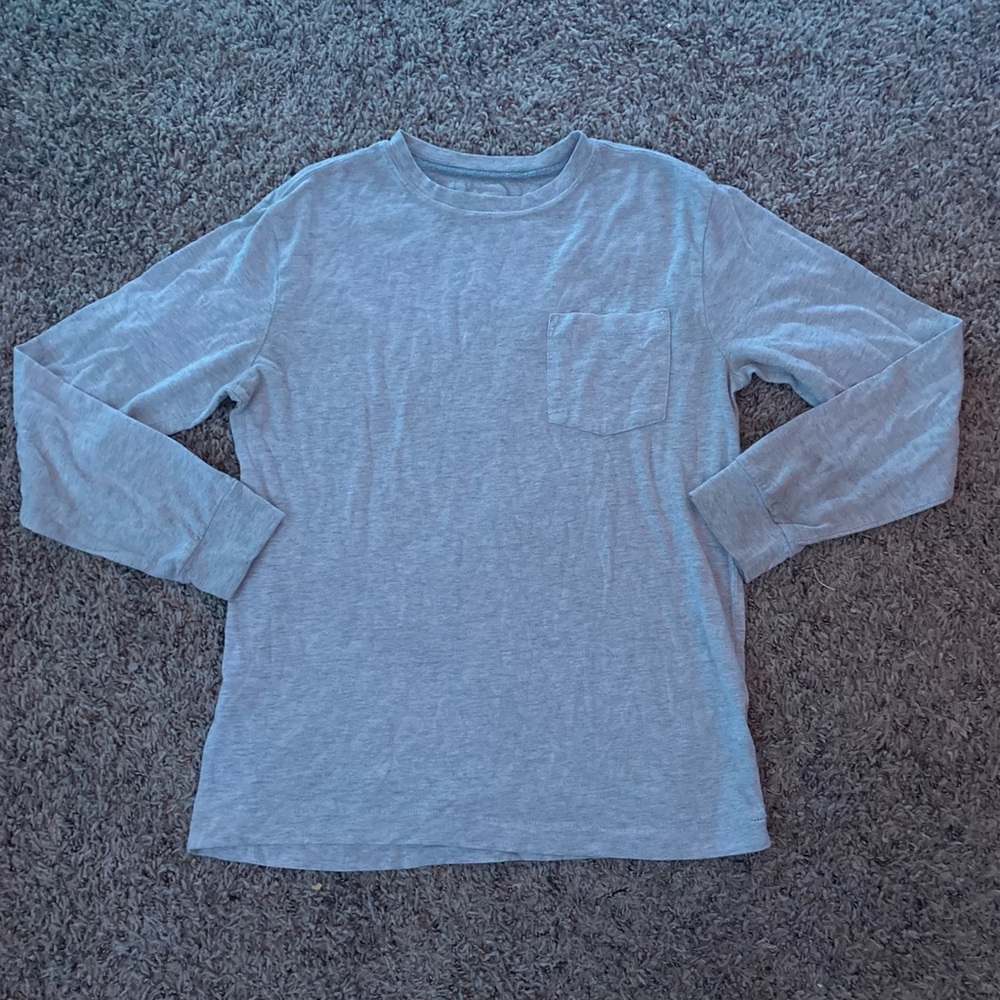 Old Navy Gray Long Sleeve Tee